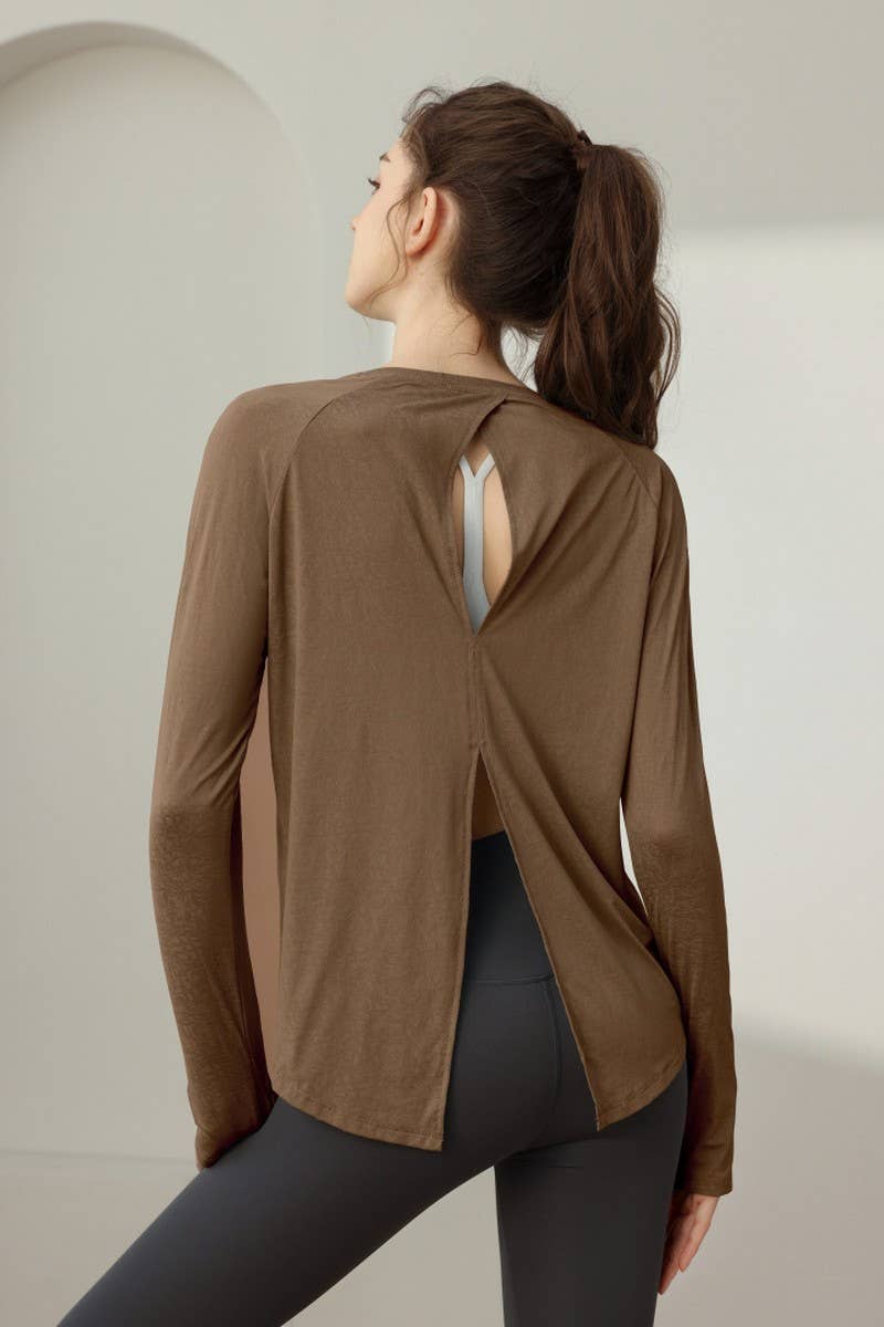 CWTBLL3630_HIGH-END SPORTS STYLE BEAUTIFUL BACK YOGA CLOTHES