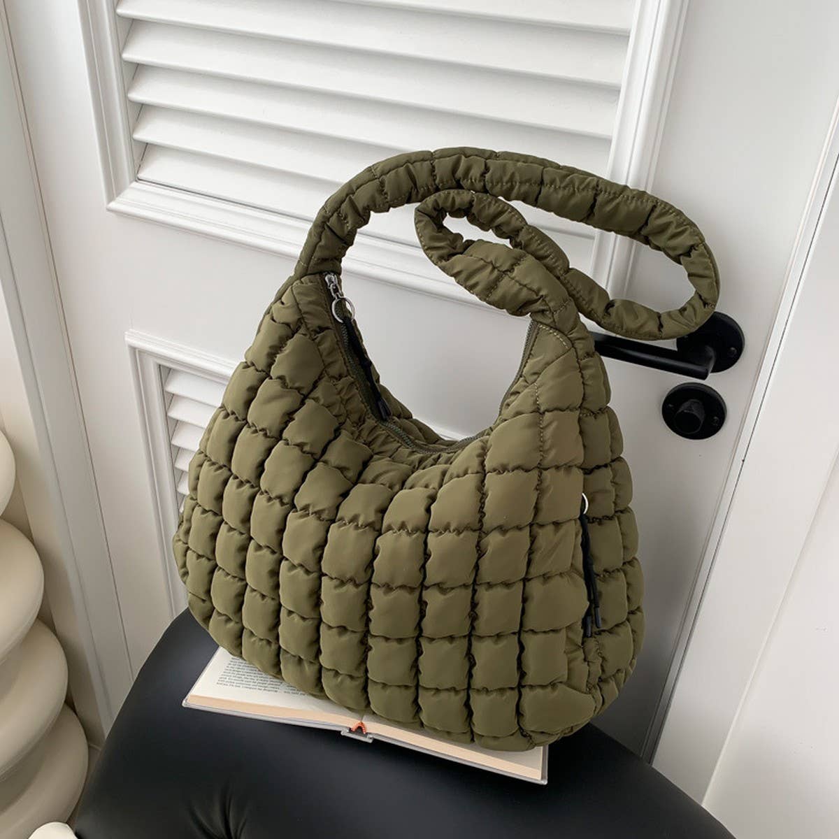 Cloud Puff Tote Bag Large Shoulder Bag_CUAB00503