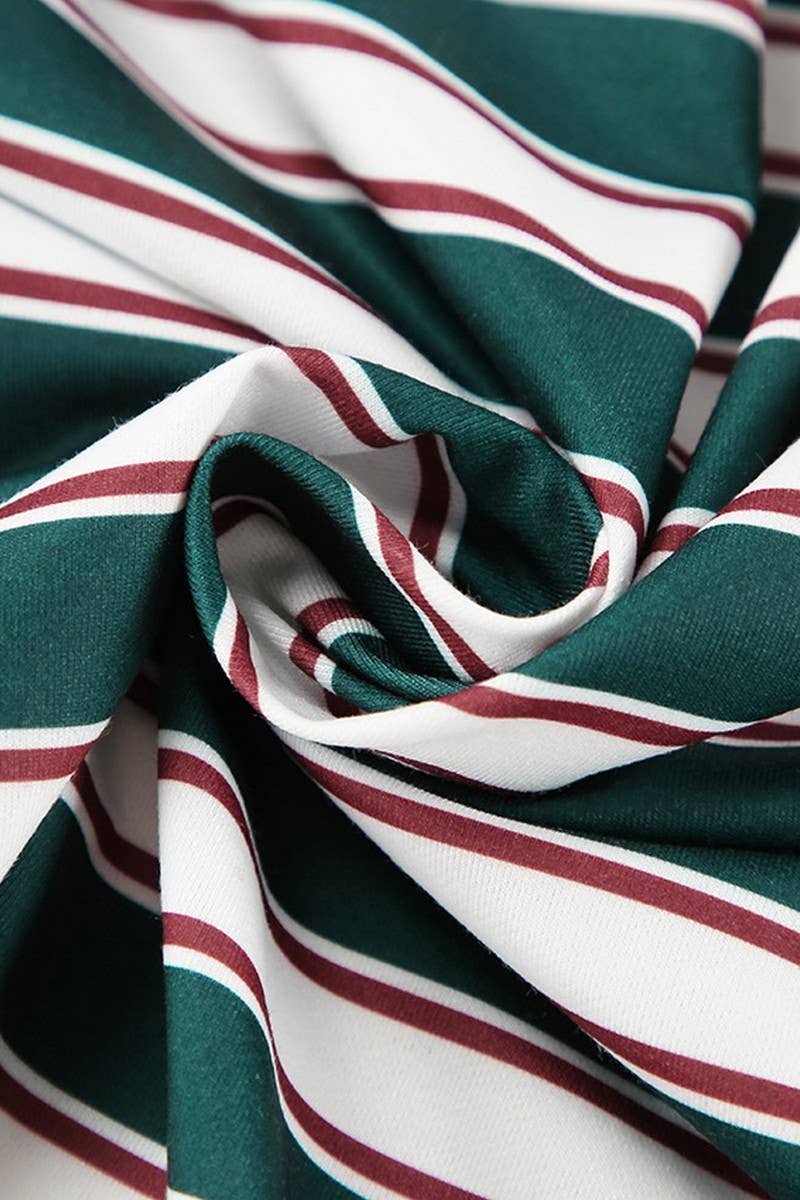 CWTBLL00580_CREW NECK KNITTED STRIPED LONG-SLEEVED TOP