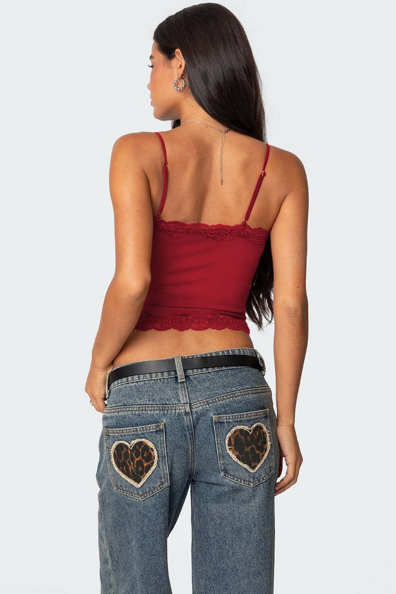 CWTTK0933_LACE TRIM SOLID COLOR CROP CAMI TOP