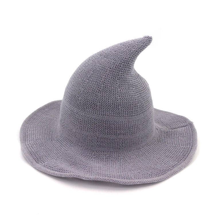 Halloween Pointed Witch Hat, Knit & Foldable_CWAH0617