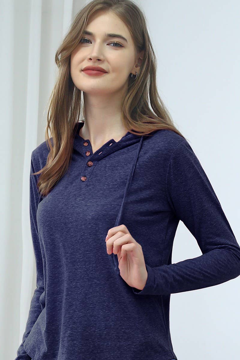 CWTTL1493-S_BUTTON DOWN HENLEY LIGHT WEIGHT HOODIE TOP