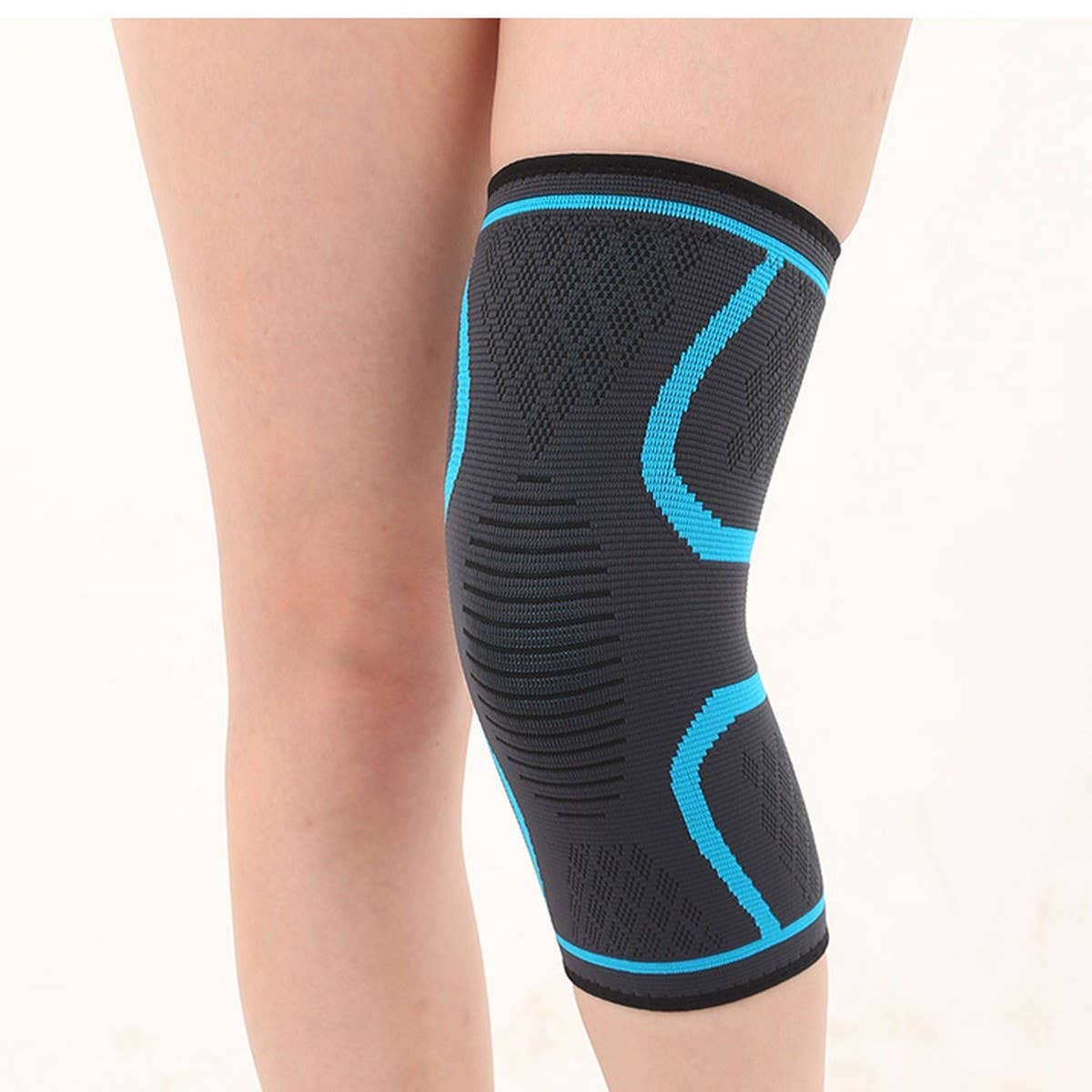 Sport Knee Brace with Anti-Slip Elastic Support_CWMM7880