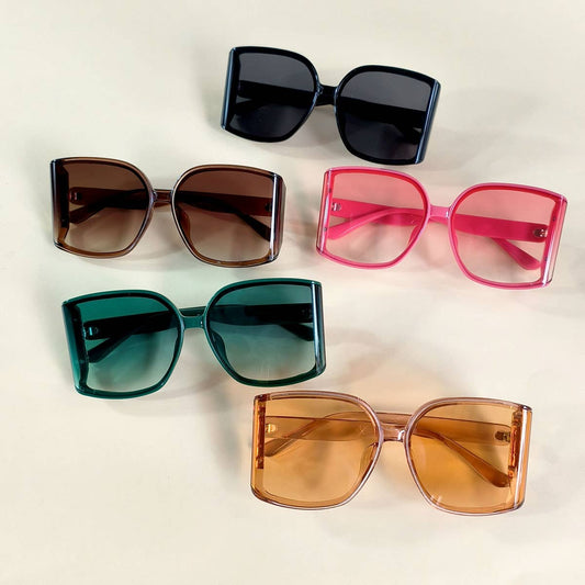 ANTI-UV LARGE FRAME POLYGONAL CURVED SUNGLASSES_CWASG0392
