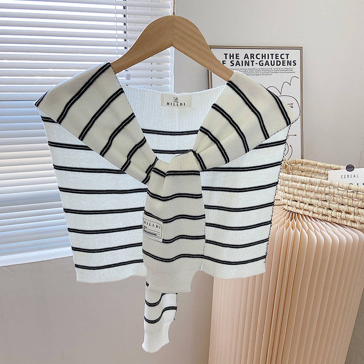 CWASC03116_KNIT MERMAID SHAWL CAPE SUN PROTECTION SCARF