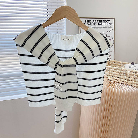 CWASC03116_KNIT MERMAID SHAWL CAPE SUN PROTECTION SCARF