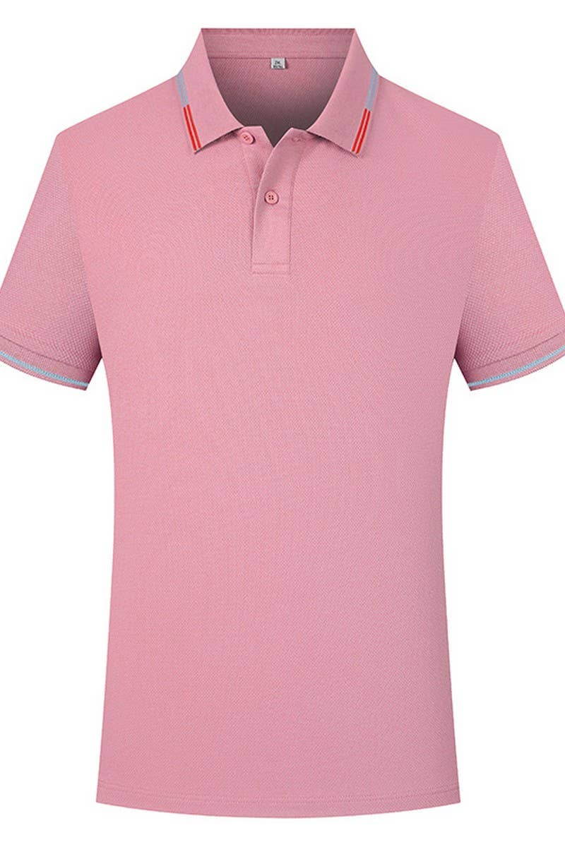 CWTBLS02459_MINIMALIST SOLID COLOR POLO SHIRT