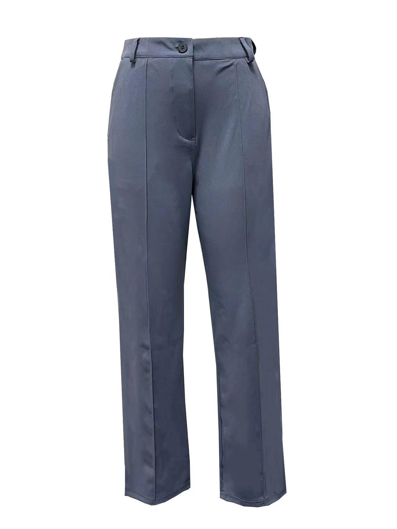 Chic Lapel Blazer and Pants Set for Women