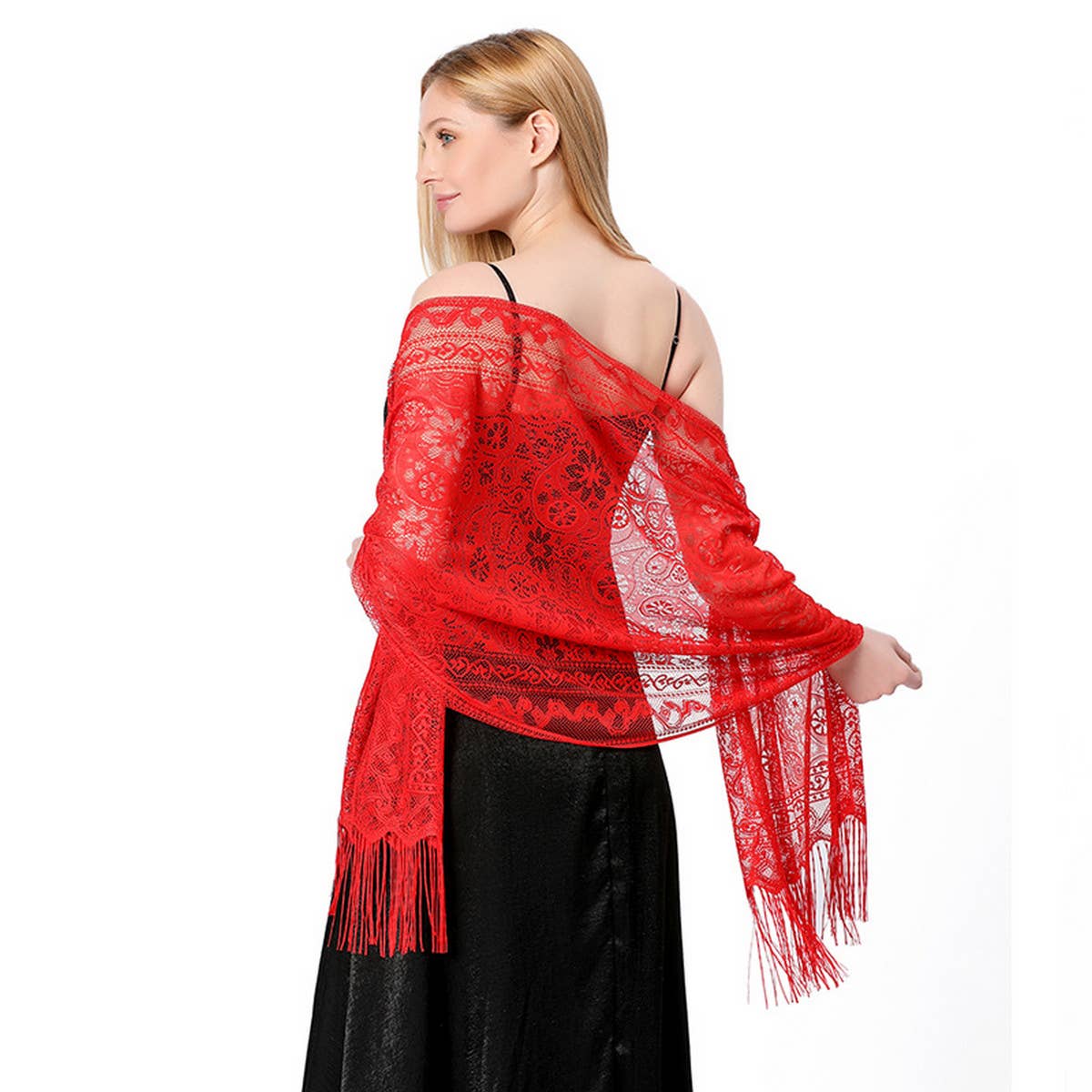 HOLLOW NEW STYLE MIN WHIRLWIND CASHEW SHAWL