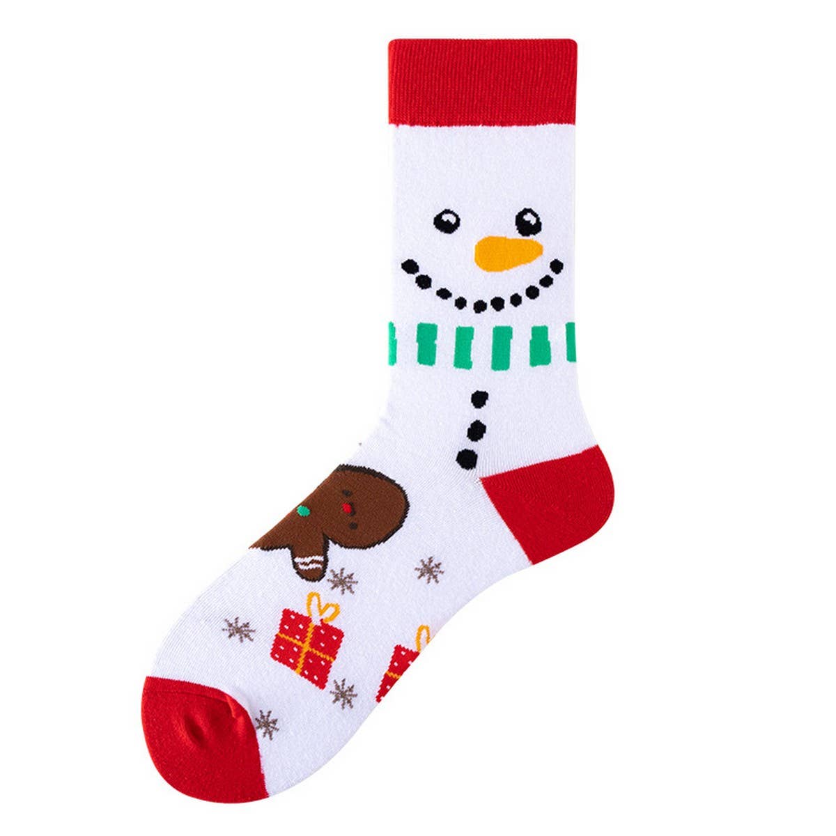 CWMS0828_Christmas Snowmen Fashion Socks