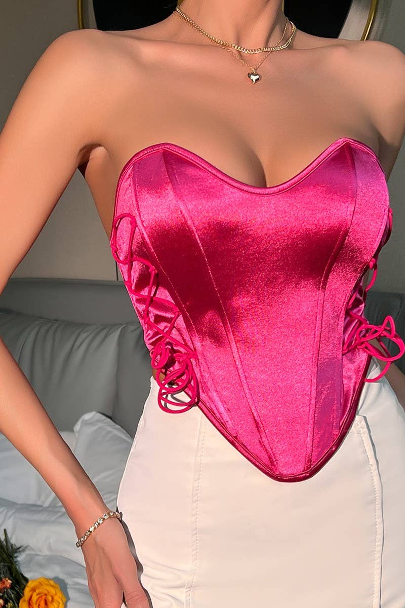 CWTTT0041_CHEST-WRAPPED OPEN BACK HERRINGBONE WAIST VEST