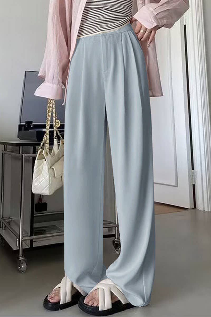 CWBLP00924_NEW AUTUMN HIGH WAIST CASUAL PANTS SUIT PANTS