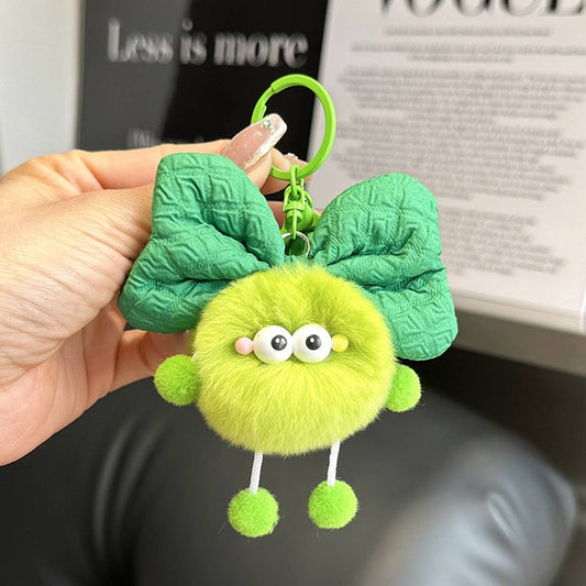 BOWKNOT SMALL BRIQUETTE BAG PENDANT CAR KEYCHAIN_CWMM2506
