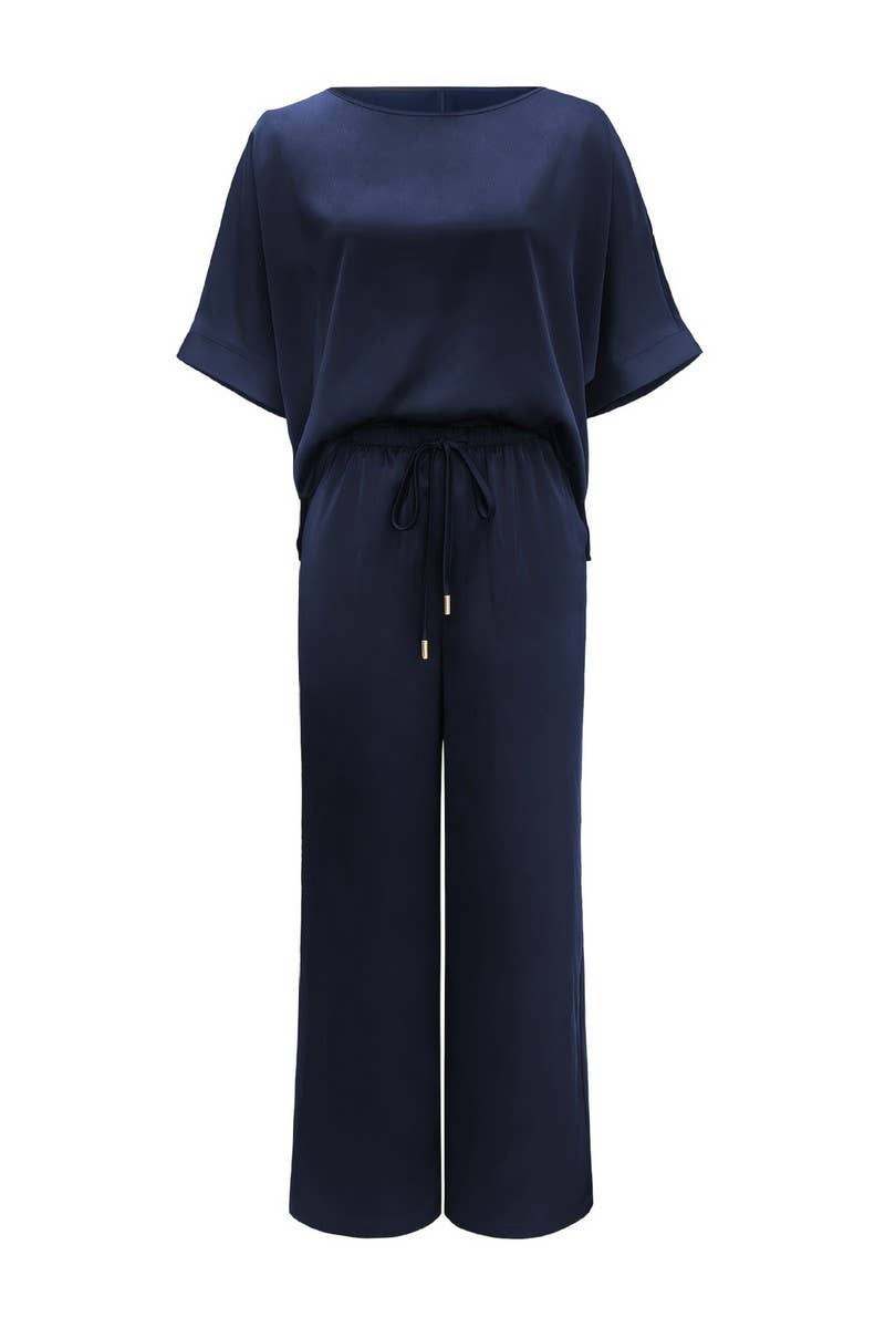 CWSTB2129_CASUAL LOOSE TEE & DRAWSTRING WIDE-LEG PANTS SET