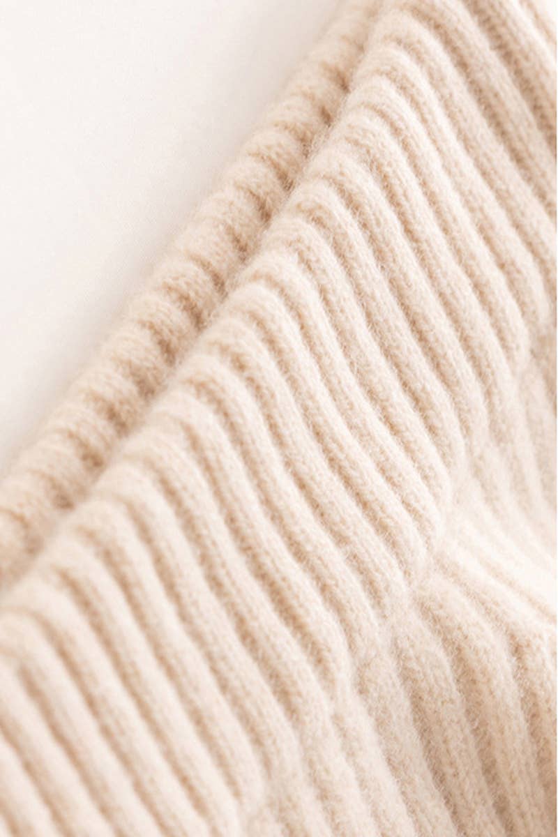 CHUNKY FLEECE SKIRT WITH HIP WRAP