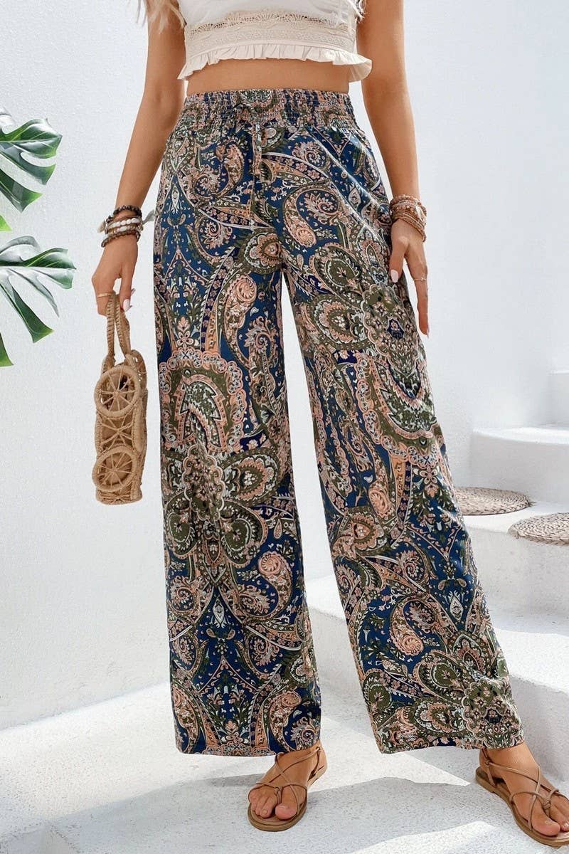 CWBLP1874_NEW SUMMER FASHION ALL-MATCH WIDE-LEG PANTS