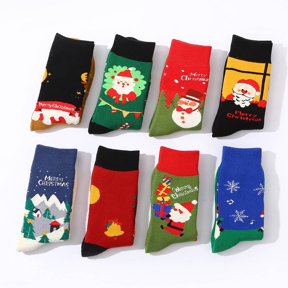 THICK WARM TERRY CHRISTMAS SOCKS