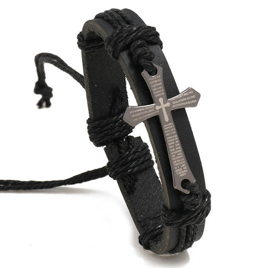 SIMPLE ADJUSTABLE VINTAGE LEATHER BRACELET