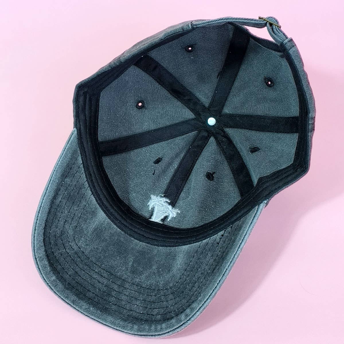 Soft Top Baseball Cap, Coconut Tree Design CWAH0017