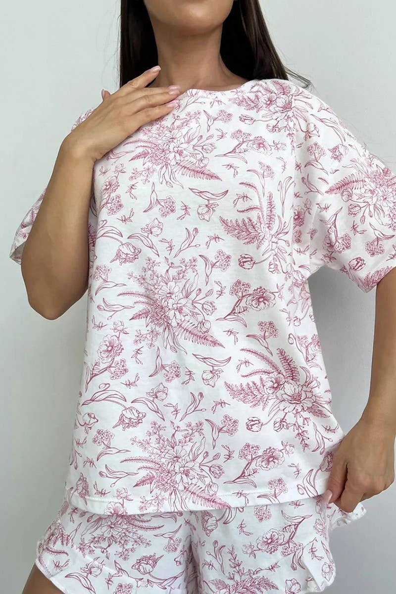 CWSPJ0318_SUSPENDER CARDIGAN LONG SLEEVE SHORTS PAJAMA SET