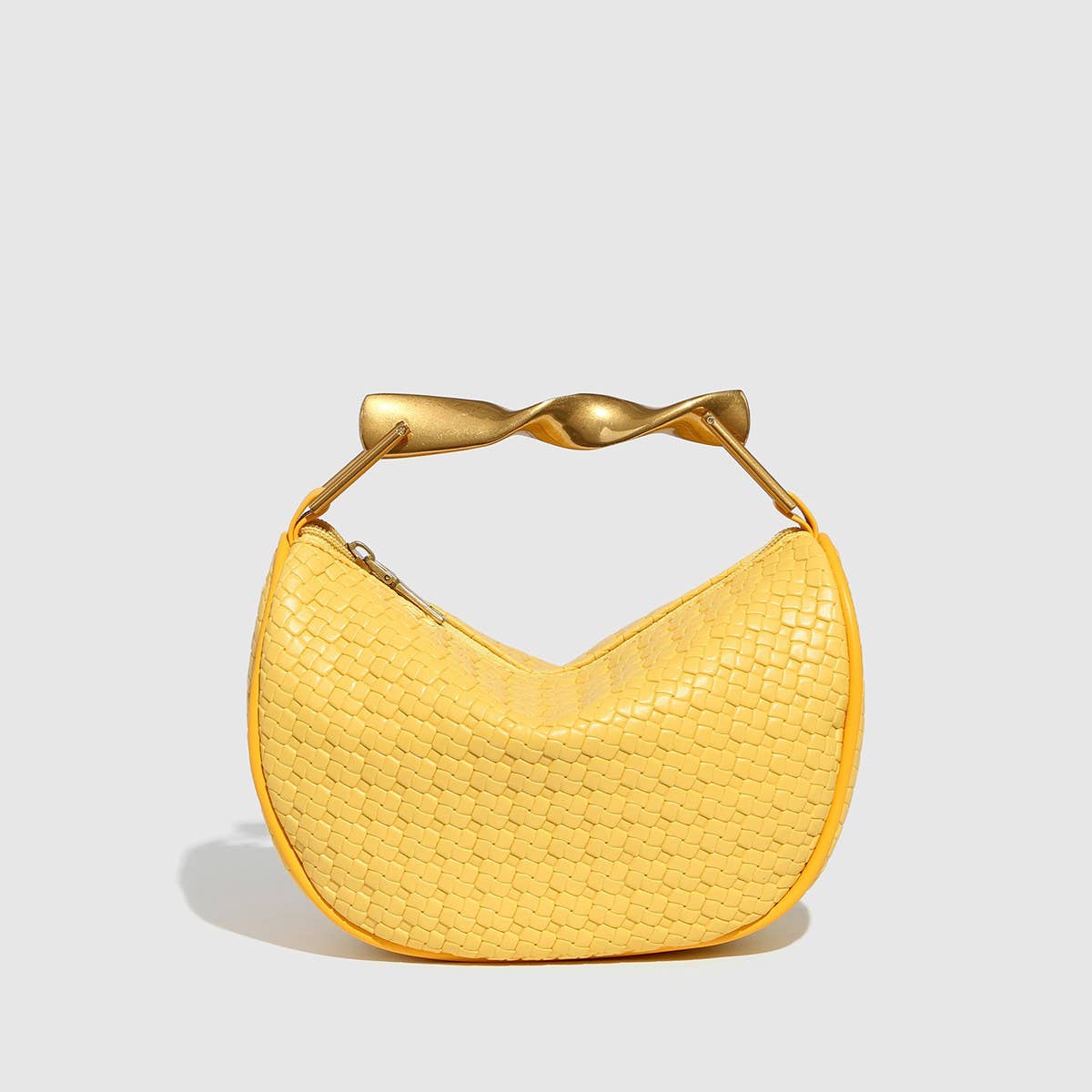 Small Tweed-Style Woven Chain Shoulder Bag_CWAB5709