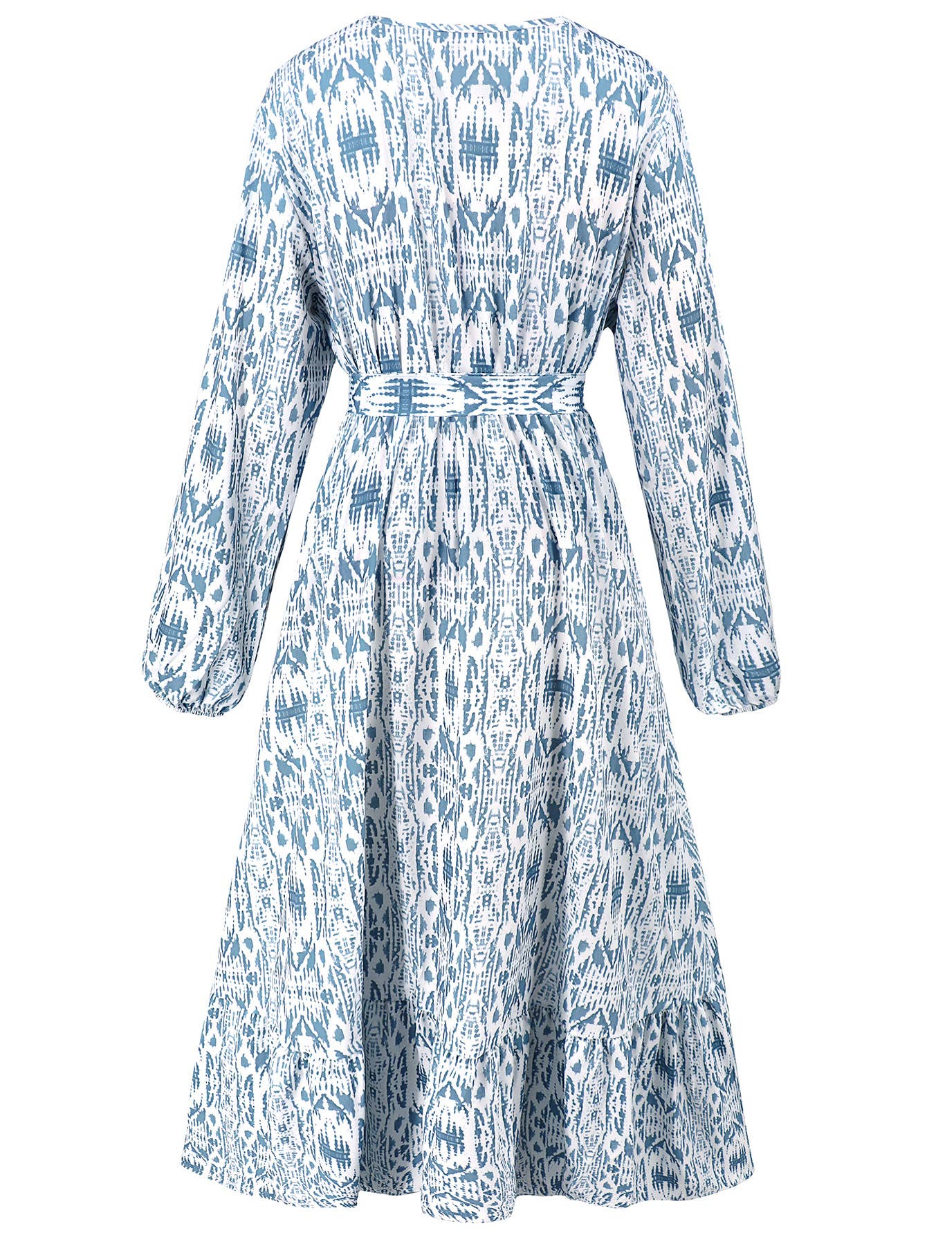 Button-Down Floral Long Beach Dress