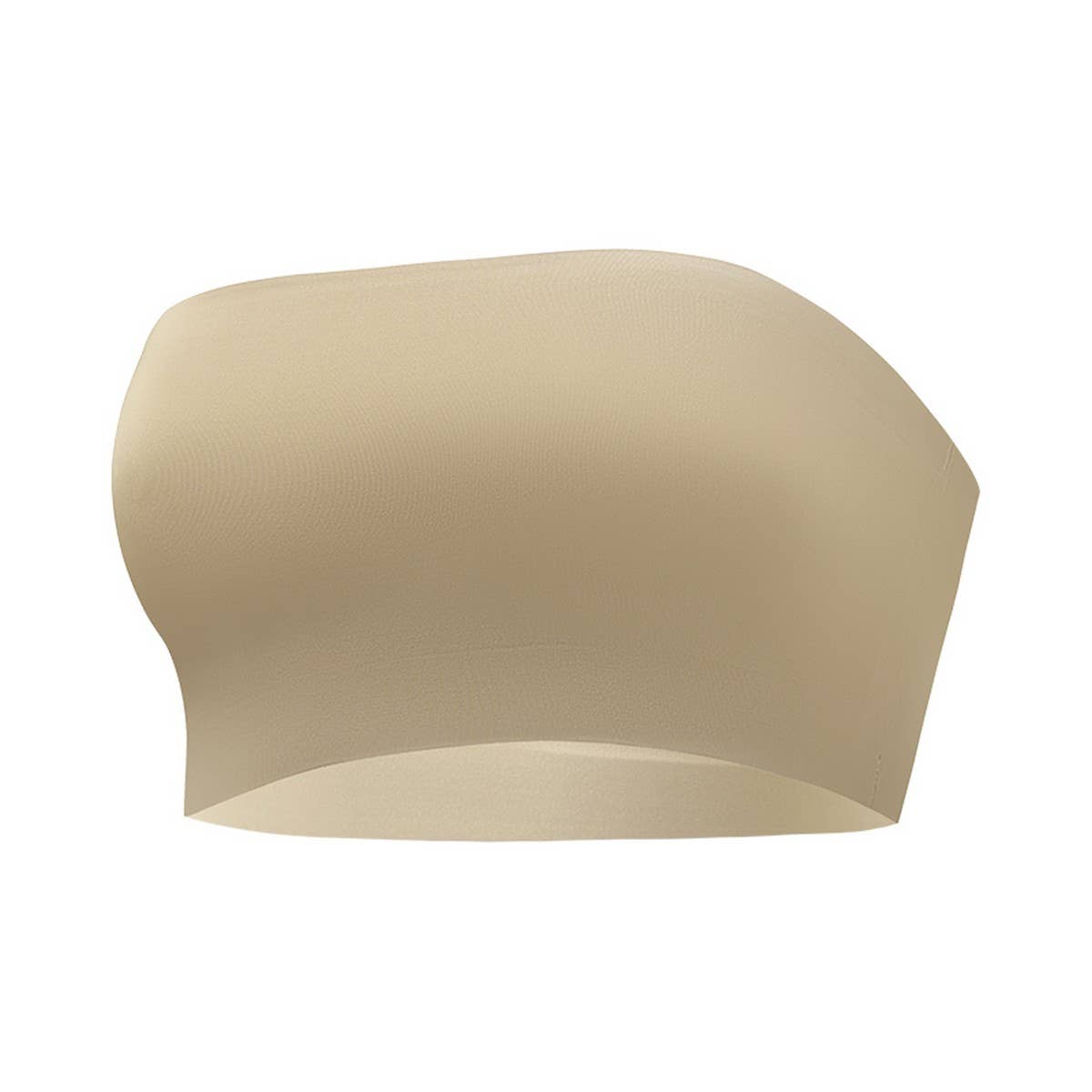 SEAMLESS PLUS SIZE CHEST WRAP STYLE GATHERING BRA