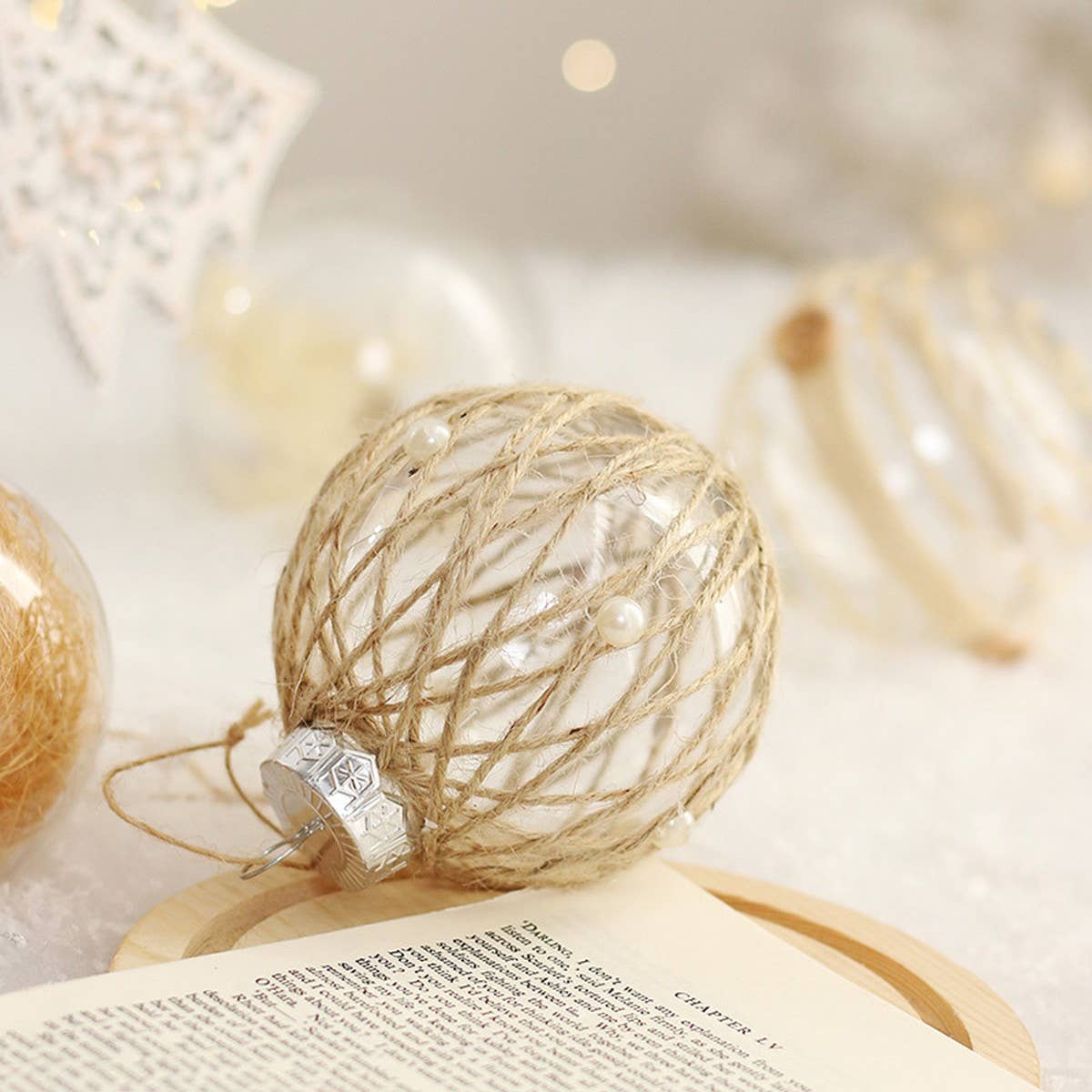 8CM PET Clear Plant Xmas Ball Ornament Set_CWMM9867