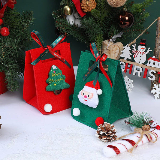 CWMM9364_CHRISTMAS EVE GIFT CANDY APPLE PACKAGING GIFT BAG