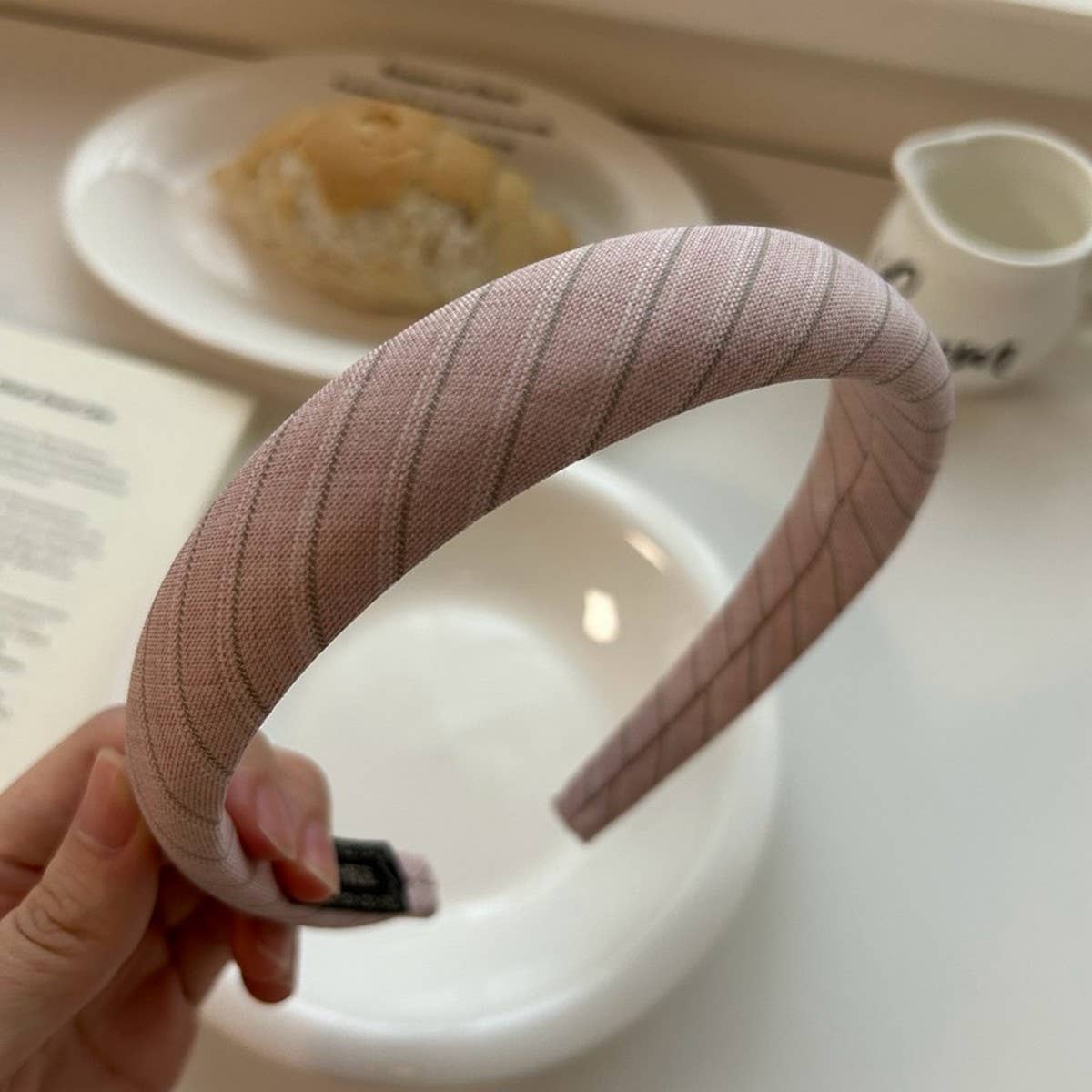 NEW HIGH-END SIMPLE STRIPED HEADBAND