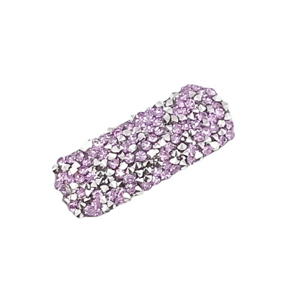 Fresh Sweet Silver Full Rhinestone Side Clip