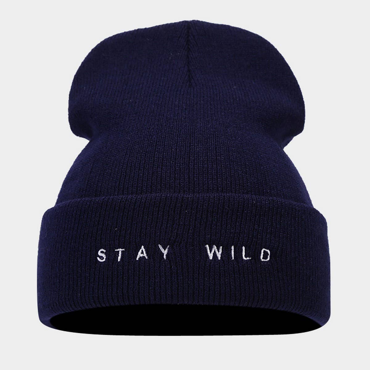 FASHION LETTER EMBROIDERY SIMPLE  KNITTED HAT_CWAH2087