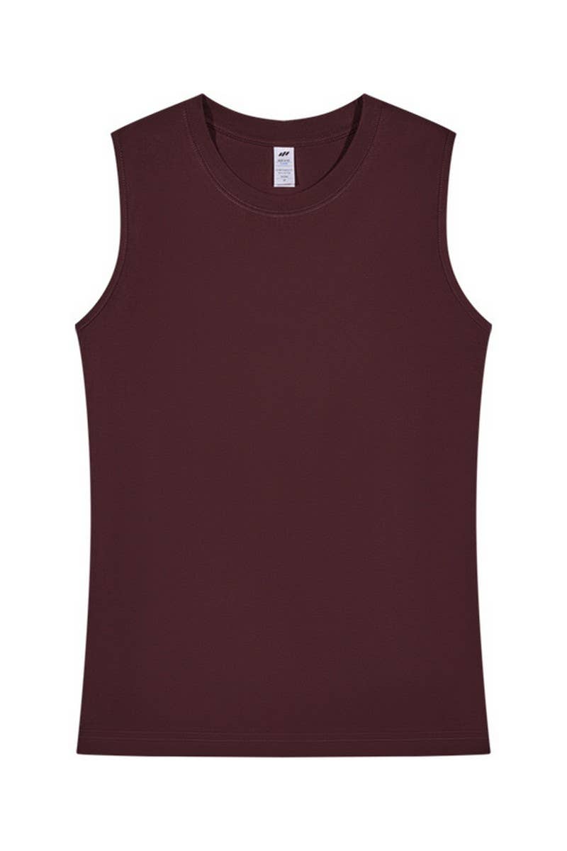 CWTTSL0517_LOOSE WAISTCOAT DESIGN NICHE T-SHIRT