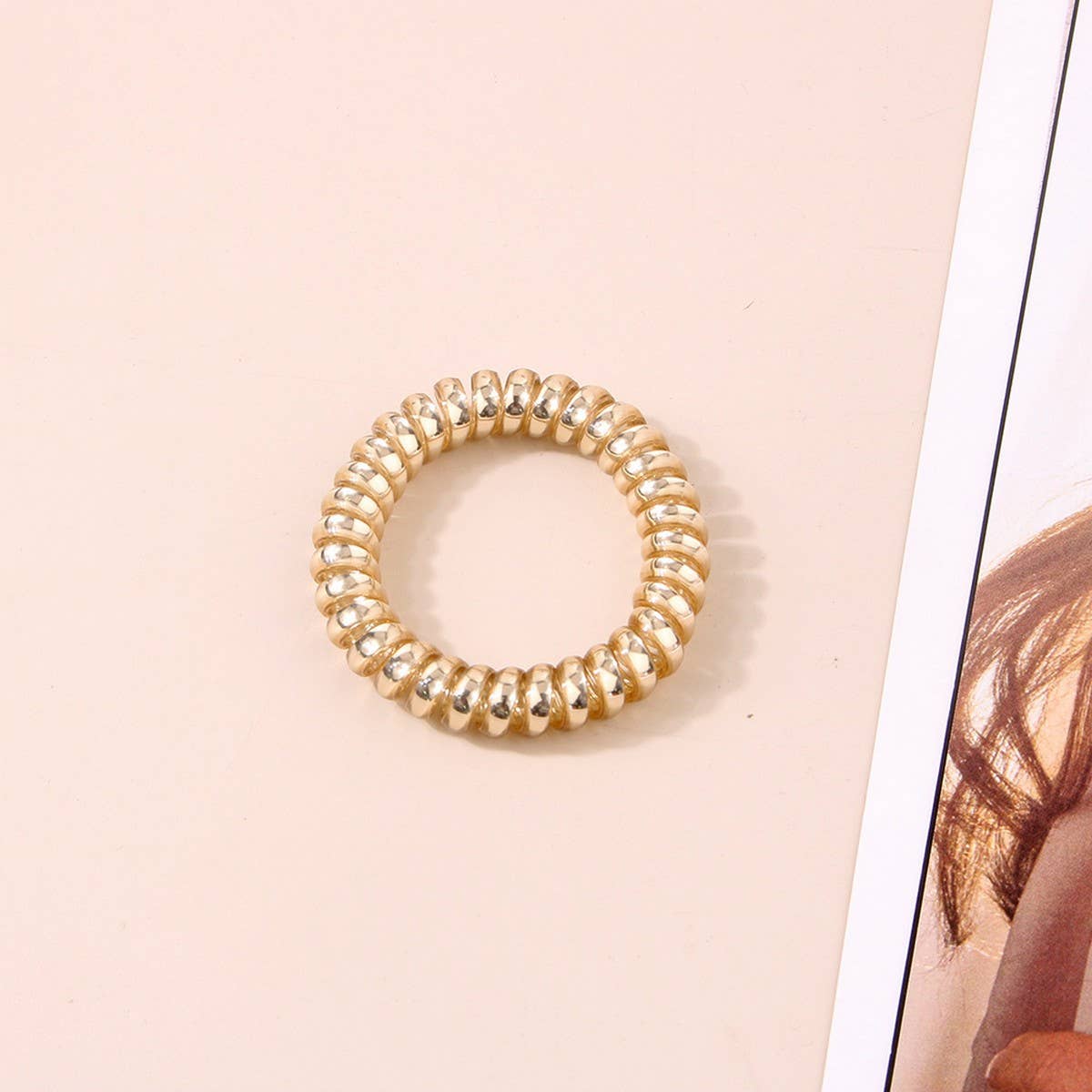 CWAHA1380_SIMPLE PHONE LINE HAIR TIE