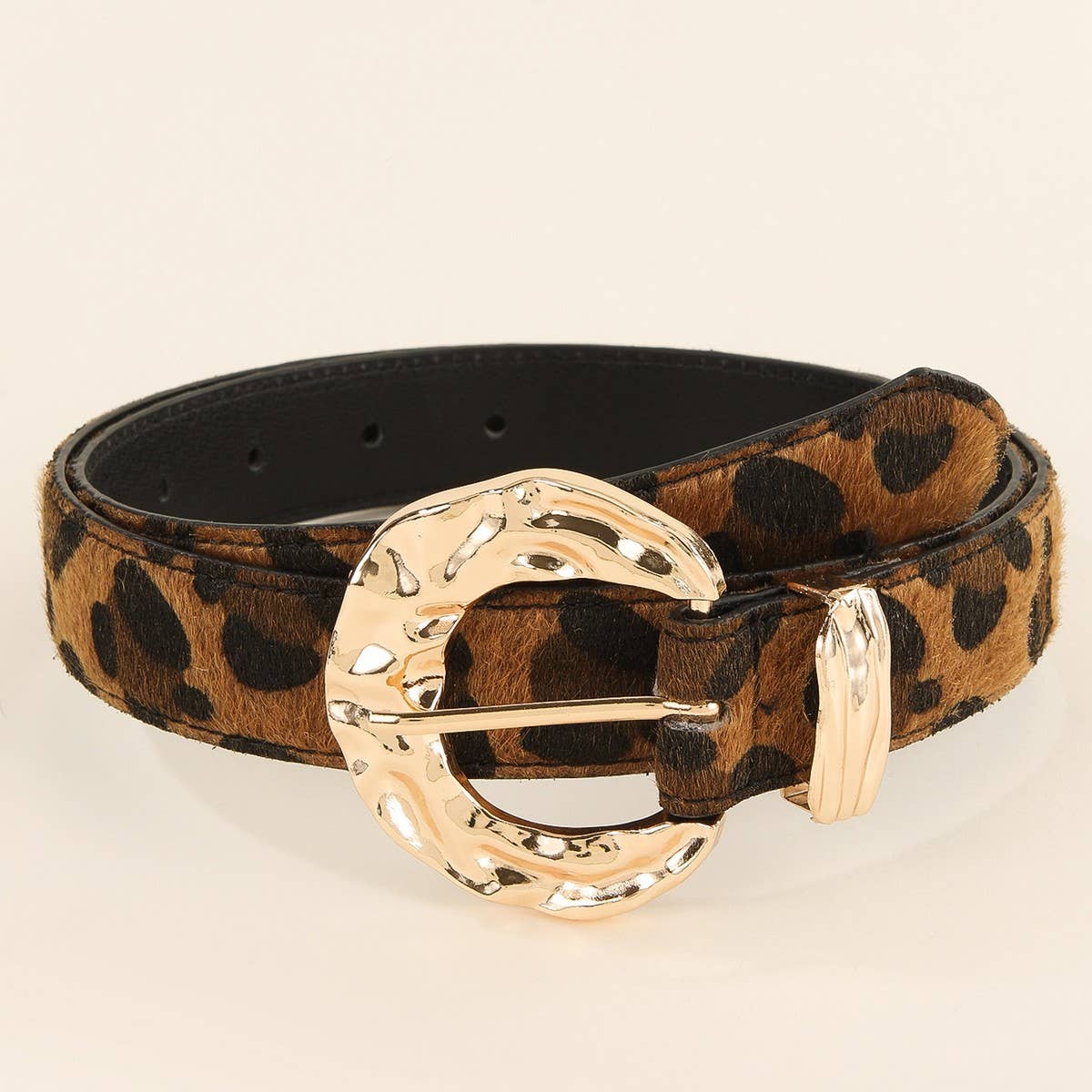 FASHION BELT LEOPARD SNAKE PRINT BELT_CWMM3933