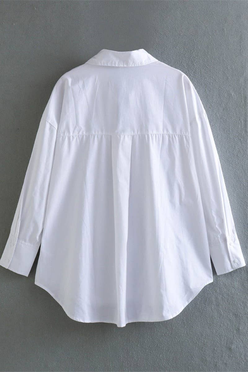 CWTSTL2430_LAPEL STRIPED SATIN DRAPE LONG SLEEVE SHIRT