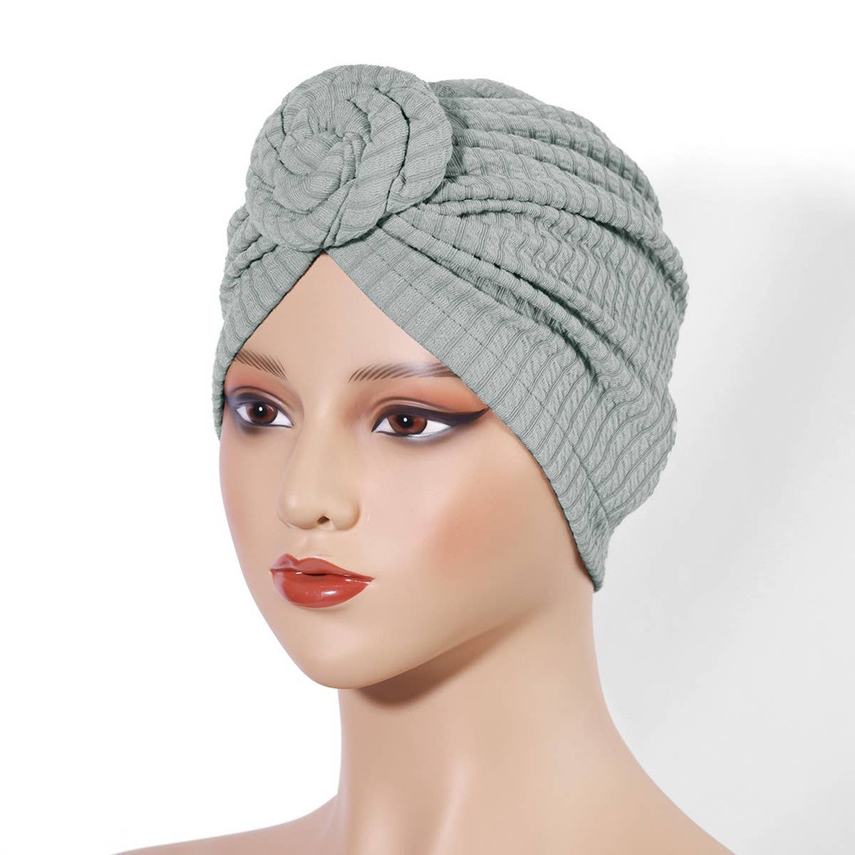 CLASSIC THICKENED ELASTIC FLORAL HEADSCARF
