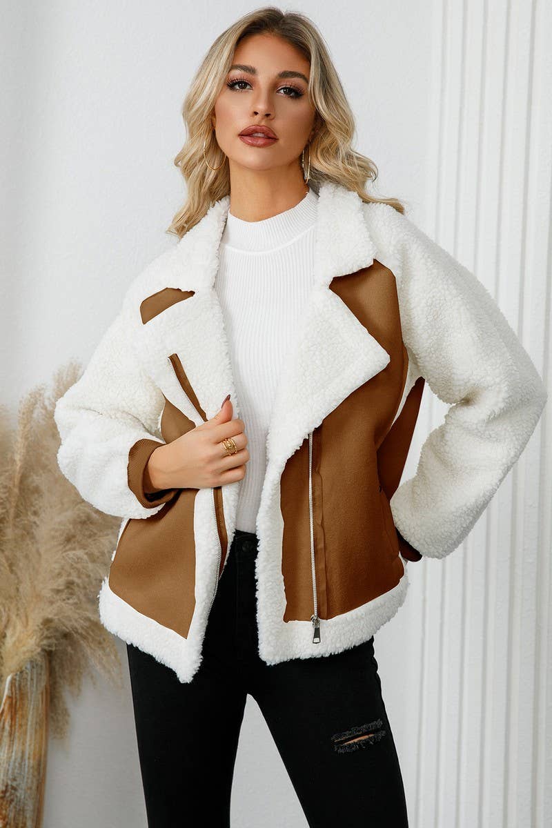 CWOCO0952_LAPEL LAMBSWOOL DENIM SUEDE ZIP-UP JACKET