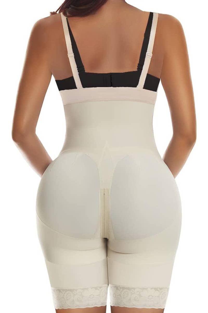 CWSBSSL0101_SPAGHETTI STRAP BODY SHAPING PLUS SIZE BODYSUIT