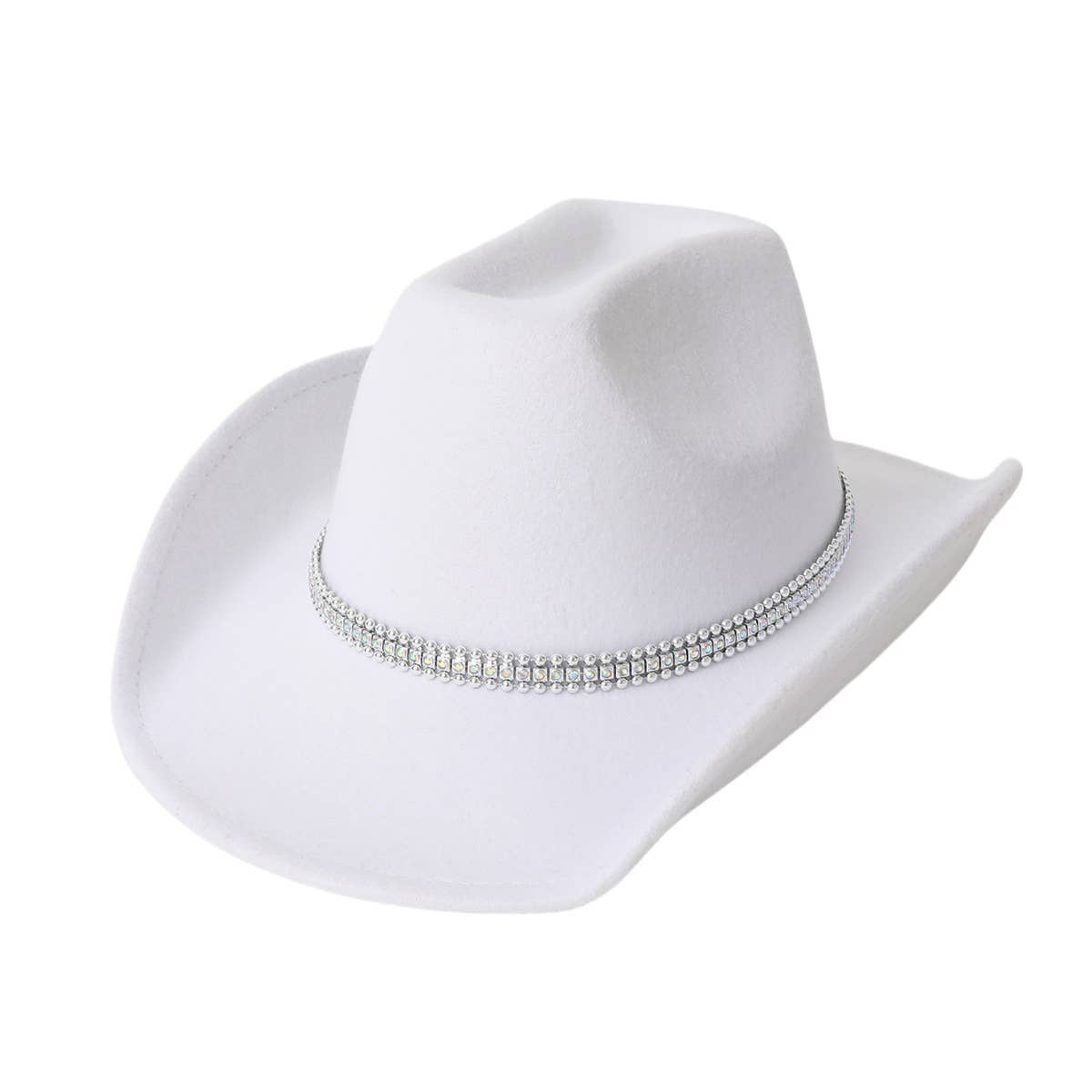 Felt Western Cowboy Hat for Music Party Nights_CWAH3632
