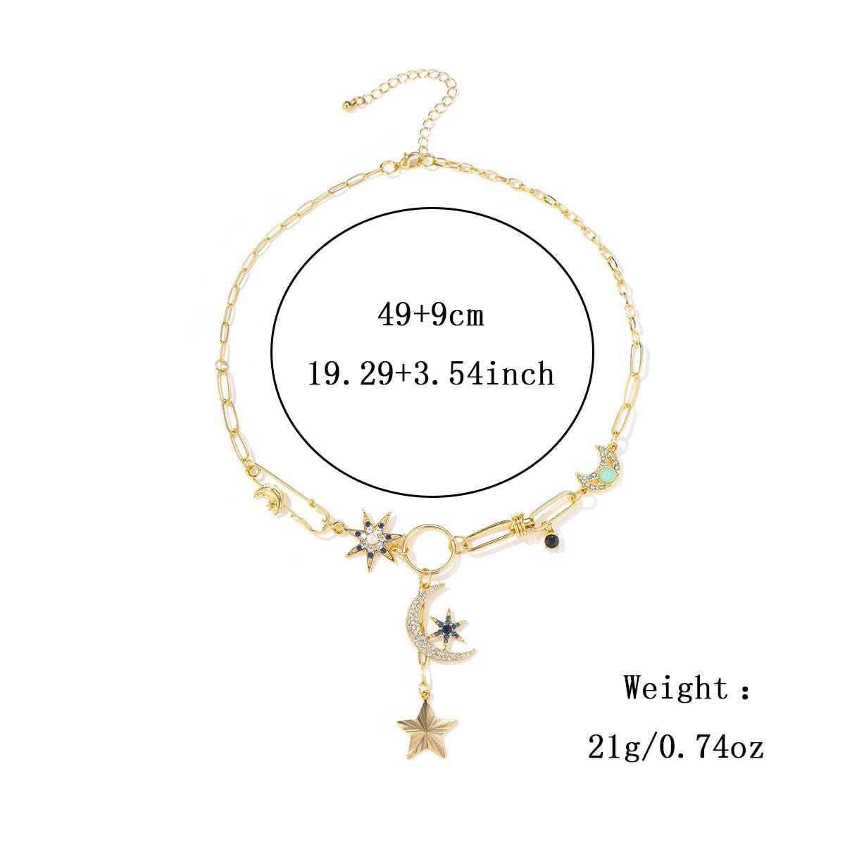 WOMEN'S DIAMOND RELIEF SMALL PENDANT NECKLACE