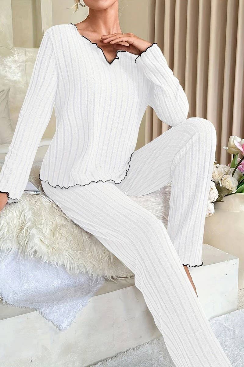 CWSTB1332_LONG-SLEEVED T-SHIRT AND TROUSERS TWO-PIECE SUIT
