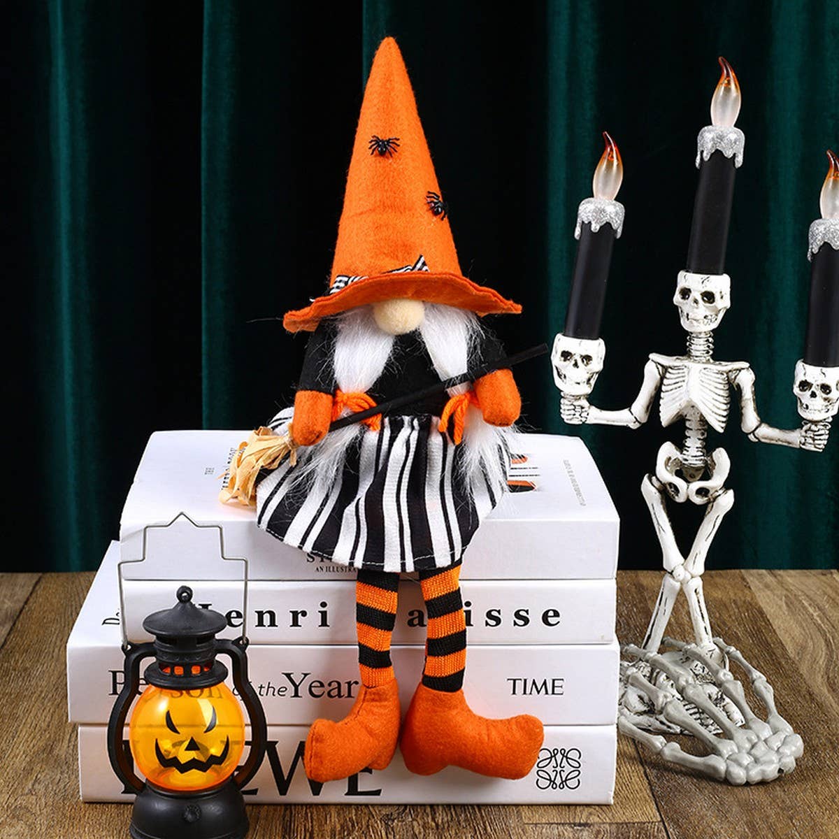 HALLOWEEN FACELESS OLD MAN DOLL DECORATION