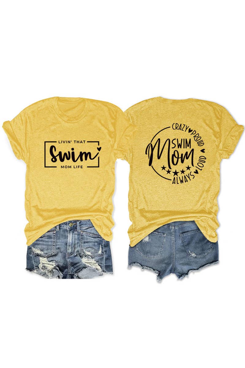 CWTTS1554_CASUAL DOUBLE-SIDED LETTER PRINT SHORT-SLEEVED TOP