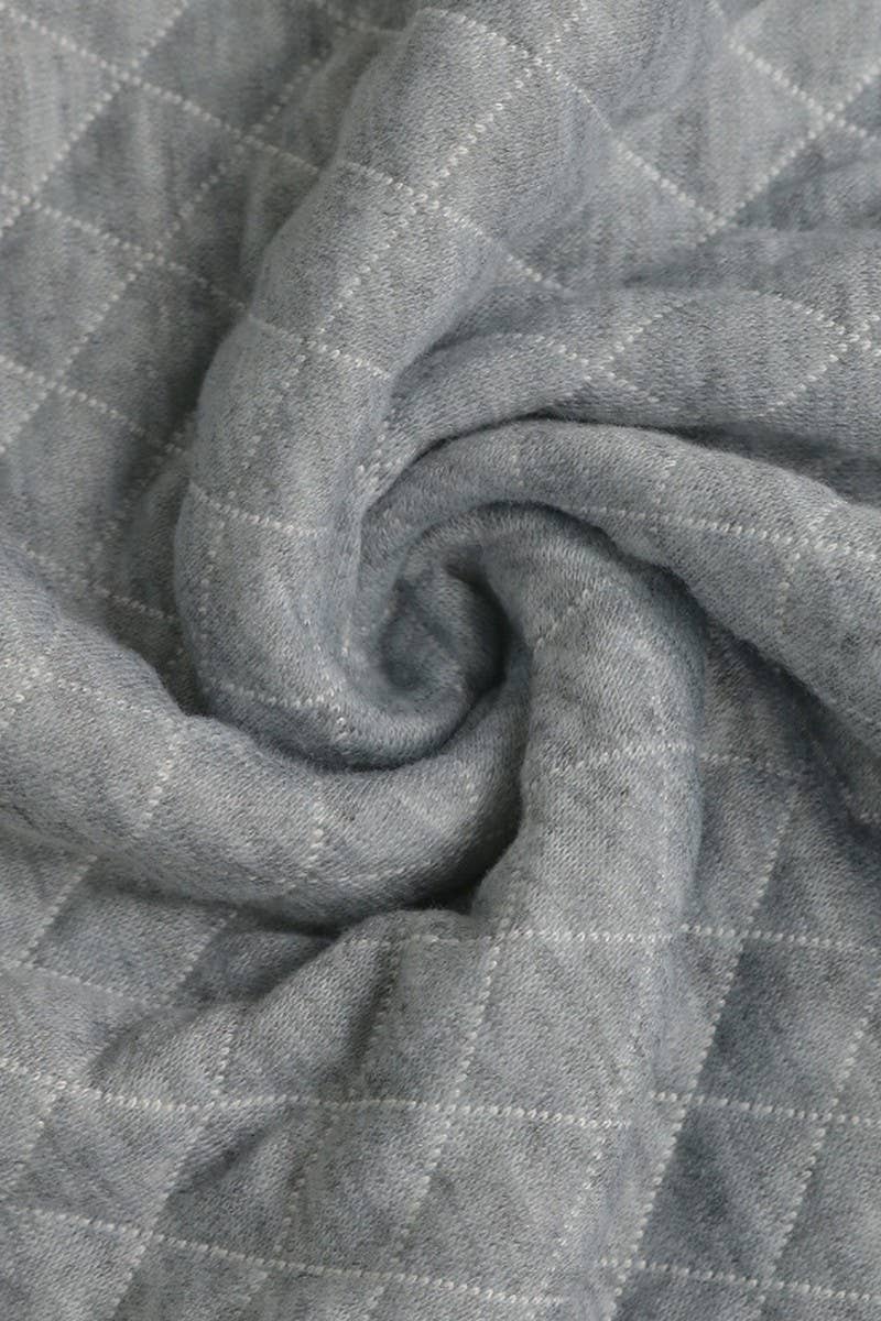 CWTBLL3711_CASUAL SOLID COLOR V-NECK PULLOVER SWEATSHIRT