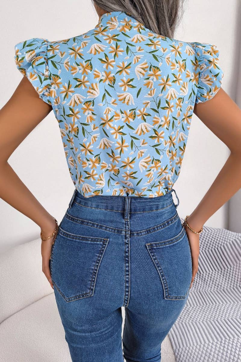 CWTSTSL0089_CASUAL CHIPWOOD EAR SLEEVELESS CHIFFON SHIRT