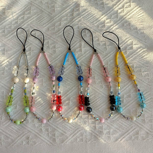 CWMM8709_PERSONALIZED CONTRAST COLOR MOBILE PHONE CHAIN