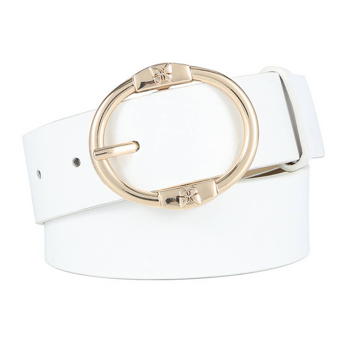 2024 WOMEN TRENDY ROUND PIN BUCKLE BELT_CWABE0351