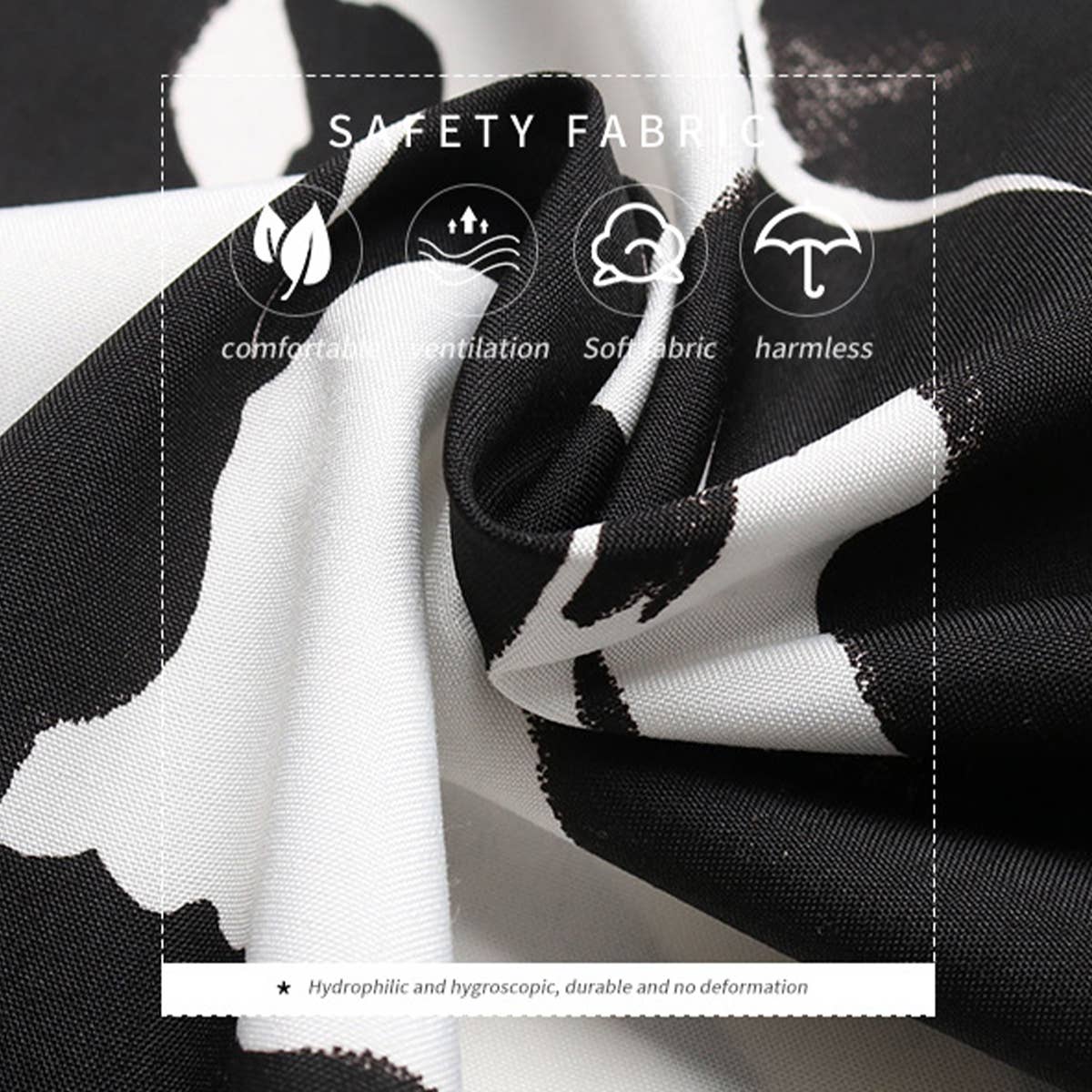 CONTRASTING BLACK AND WHITE V-NECK SHIRT