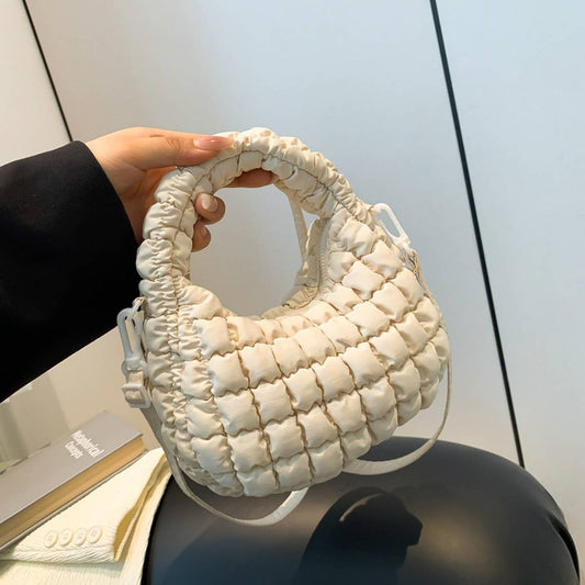 Puffy Cloud Handbag Shoulder Crossbody Bag_CUAB00488
